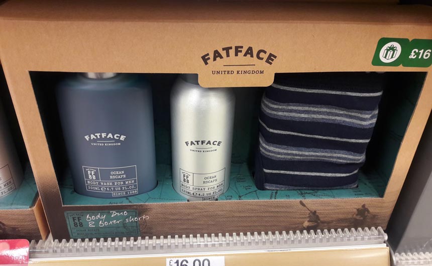 fat face toiletries boots