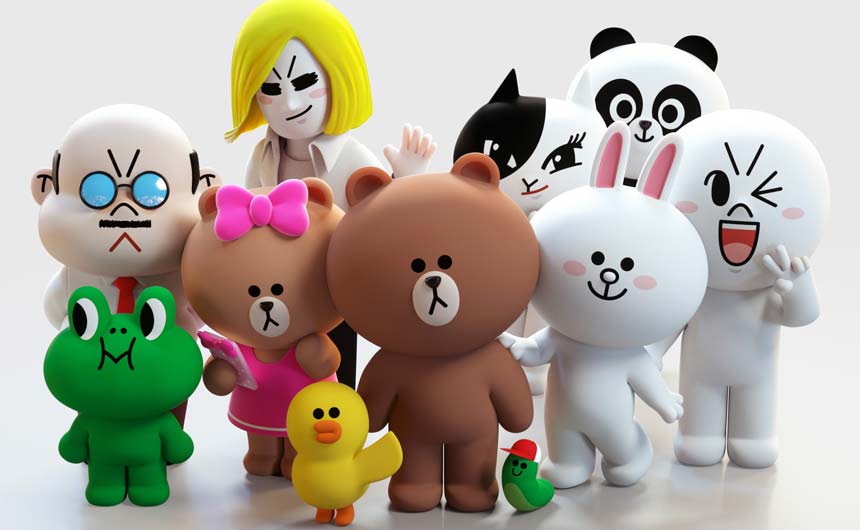 There is a huge buzz around LINE FRIENDS”