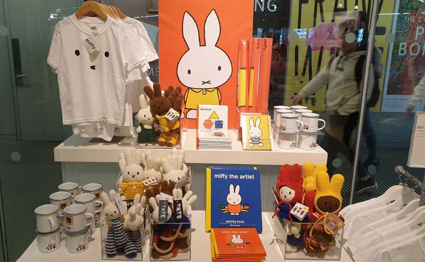 A highlight at Tate Modern was the display of Miffy products.