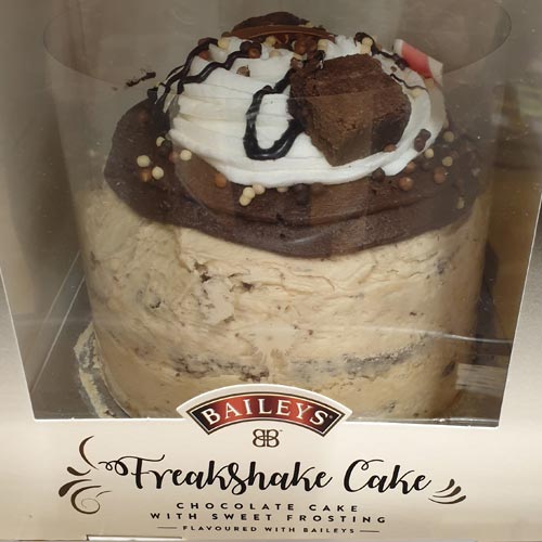 Baileys Freakshake Cake is available in Sainsbury's.