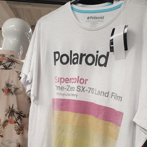 The resurgence of the Polaroid now sees it feature in the fast fashion aisle.