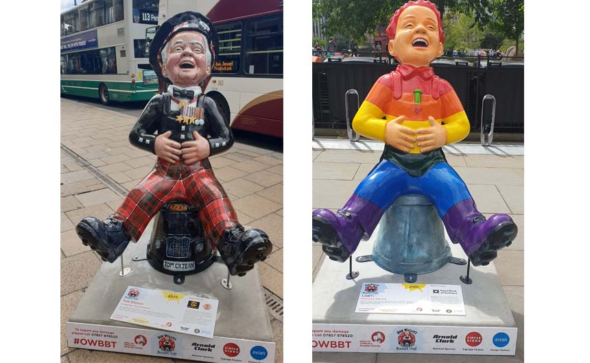 A range of artists have created the Oor Wullie statues, giving each of them a distinct point of difference.