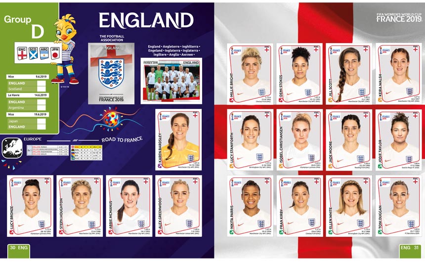 Panini worked hard on a number of activations in the lead up to the Women's World Cup.