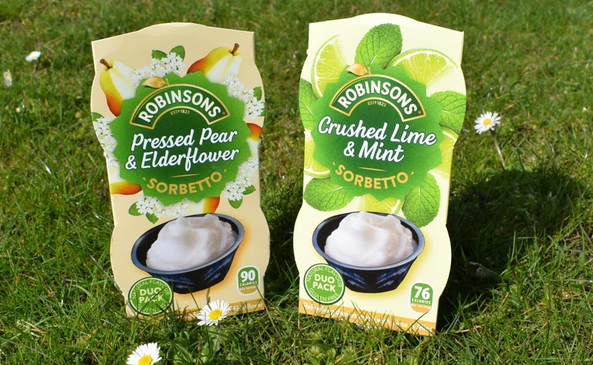 Tesco is stocking the new sorbetto flavours from Robinsons this summer.