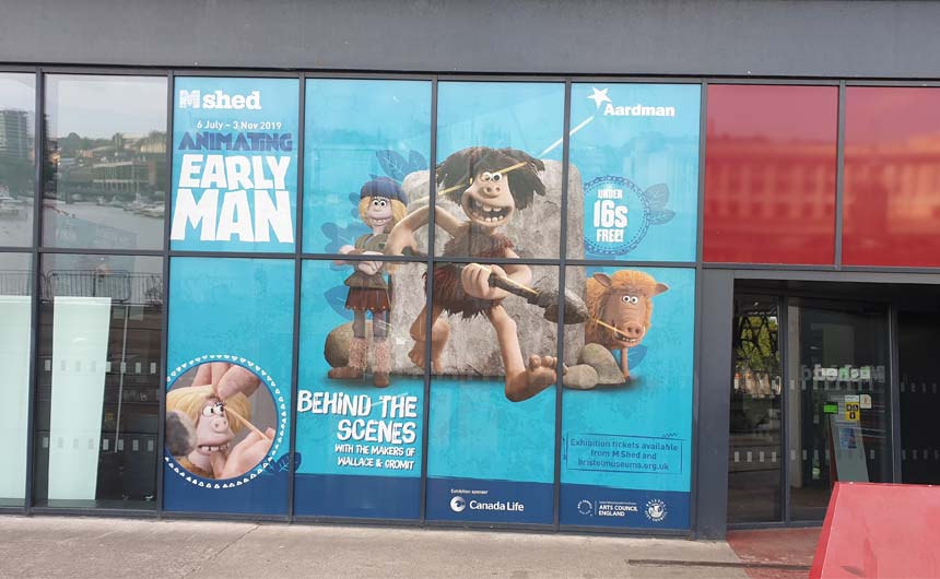 Bristol's M Shed is hosting a behind the scenes exhibition of Aardman's Early Man.