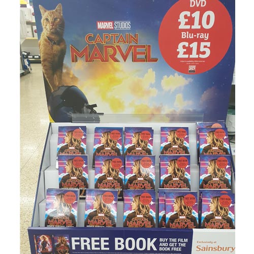 Centum is participating in a promotion around Captain Marvel in Sainsbury's currently.