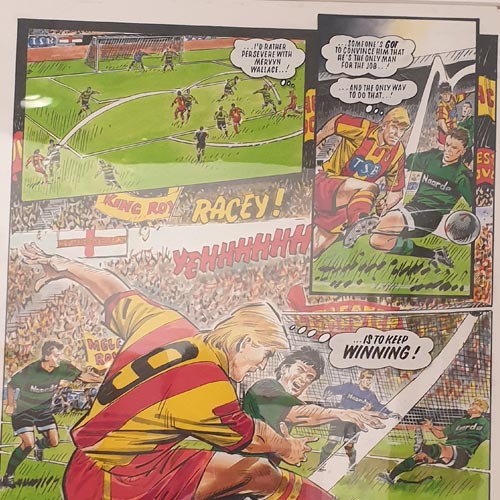 Roy of the Rovers features in the new comic collection at The Cartoon Museum.