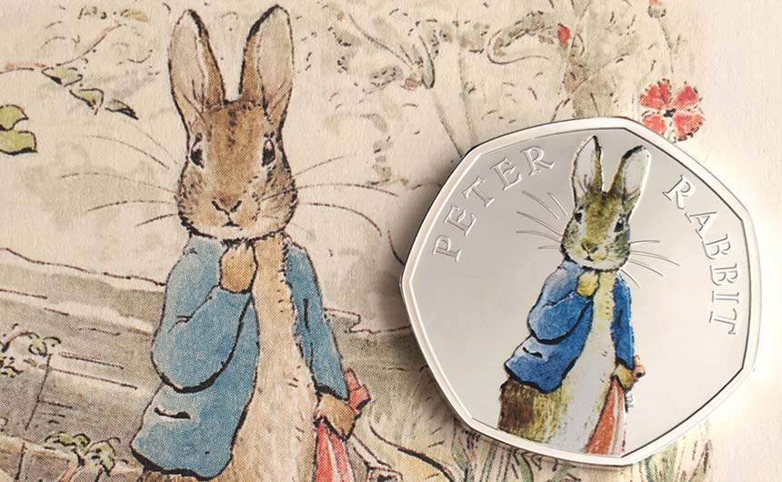 Penguin Ventures worked with Royal Mint on Beatrix Potter commemorative coins.