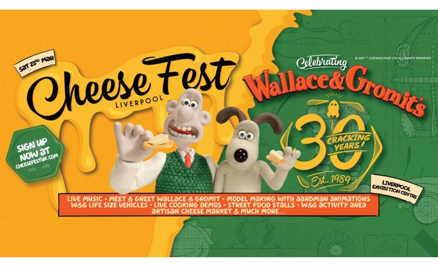 Ian worked with Aardman and its wider family of partners on events such as Cheese Fest.