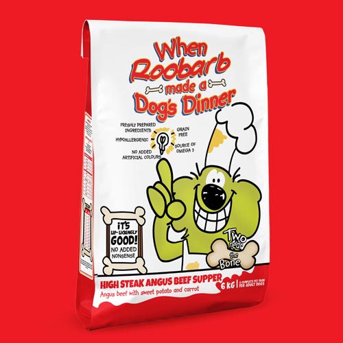 TLP's online pet shop Two Near the Bone will sell the Roobarb and Custard licensed dog food DTC.