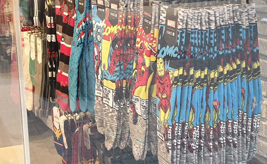 Stance has teamed up with Marvel for a new range of socks.