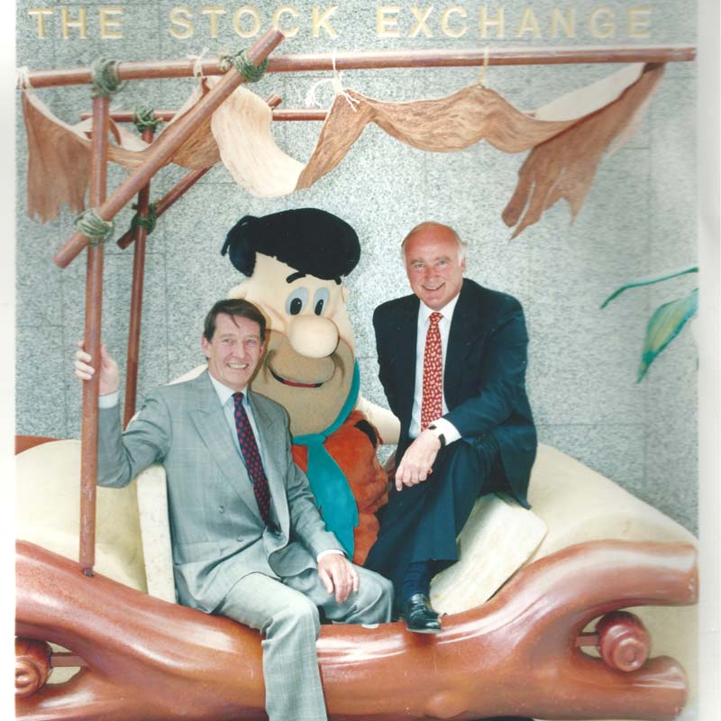 David - pictured with his business partner, Richard Culley - helped shape a sector of the British licensing business.