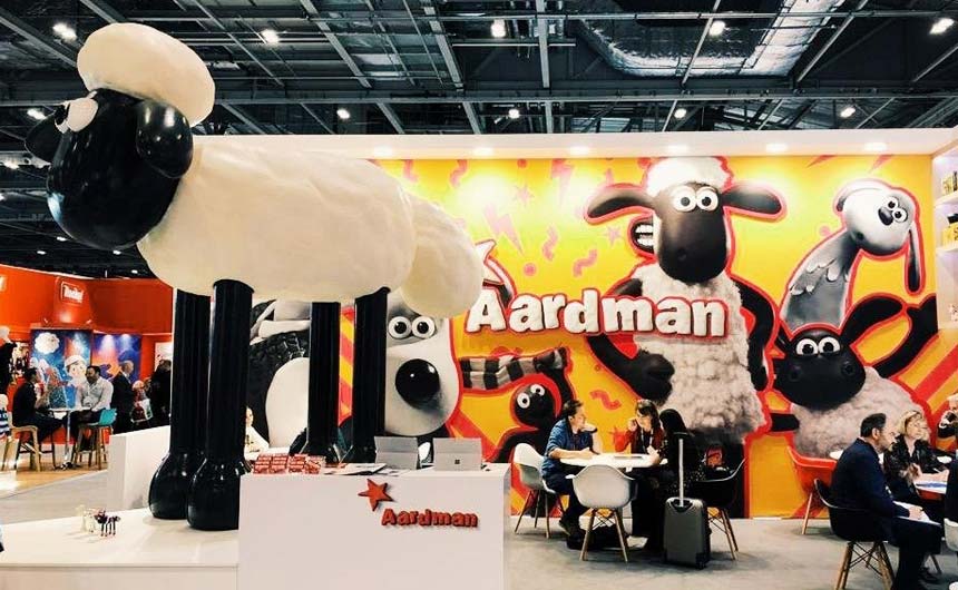 Aardman's giant Shaun the Sheep was a popular choice with visitors for a show selfie.