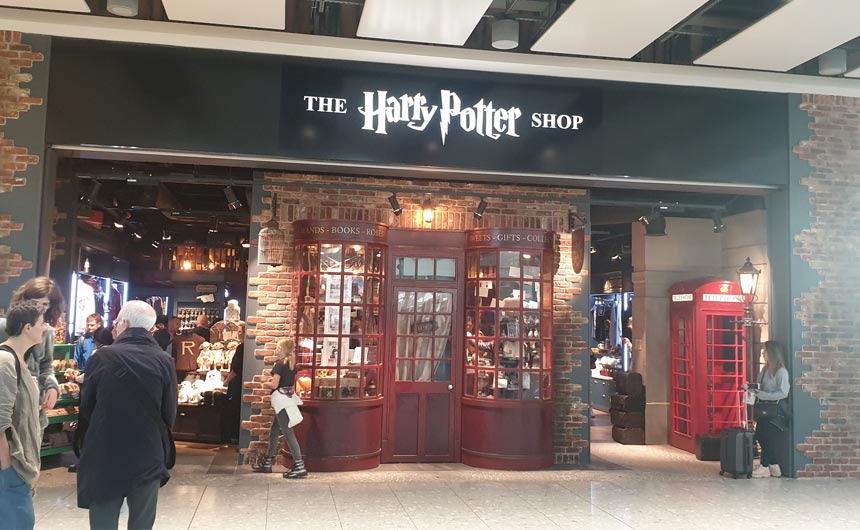 The Harry Potter Shop at Heathrow's Terminal 5 has international appeal.