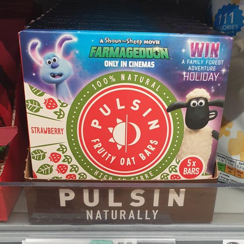 Pulsin is running an on-pack promotion for Farmageddon.