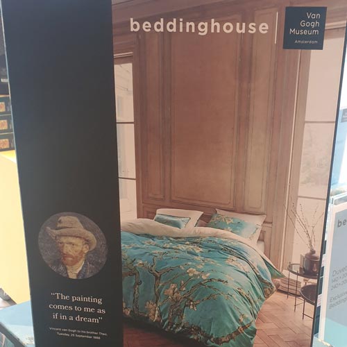A well developed bedding collection was a licensed highlight for the museum.
