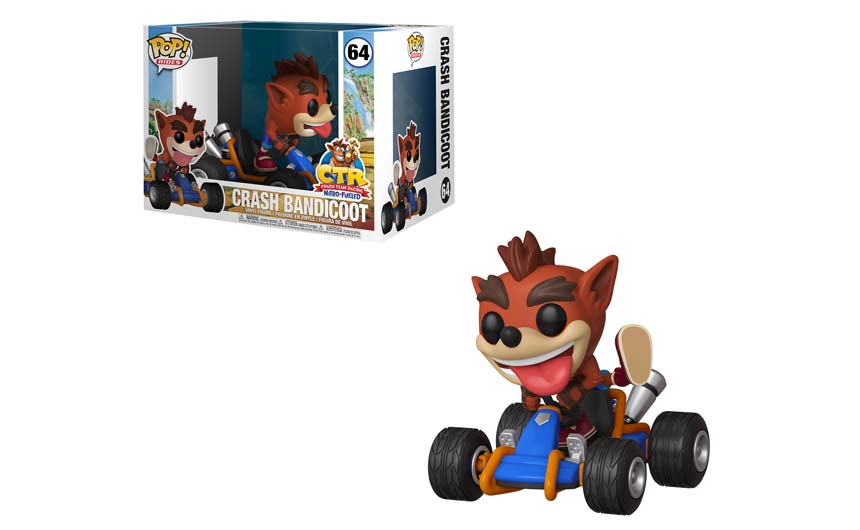 Crash Bandicoot is among the brands in the Funko Pop! Vinyl portfolio.