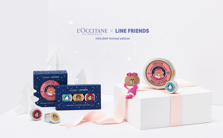 Brown & Friends has collaborated with a number of global brands including L'Occitane.