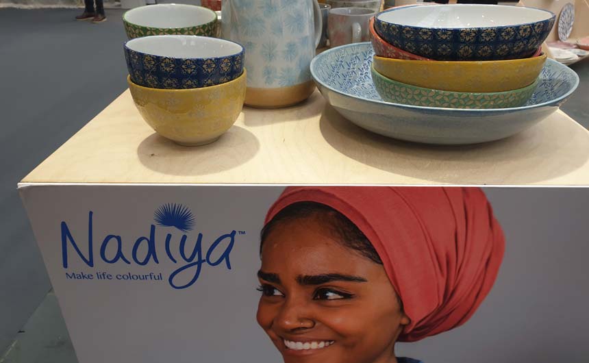 BlissHome launched new lines with Nadiya Hussain at Top Drawer.