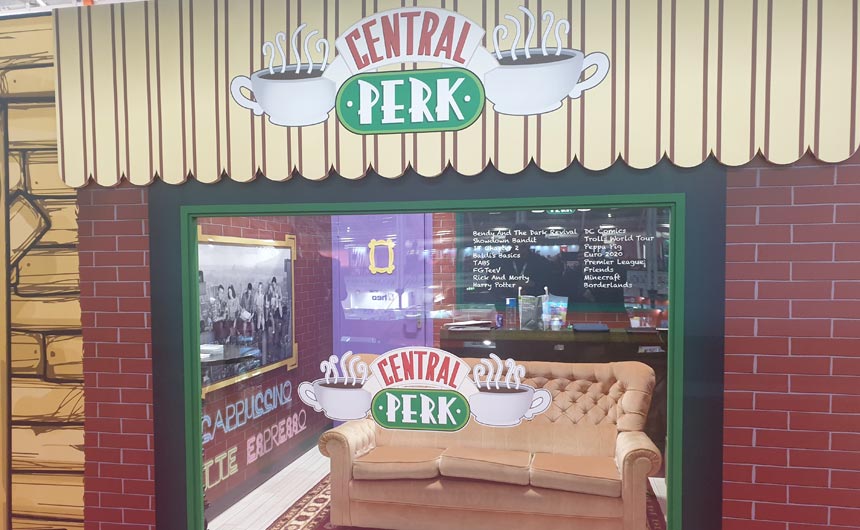 Click Distribution launched a range of Friends products by recreating Central Perk.