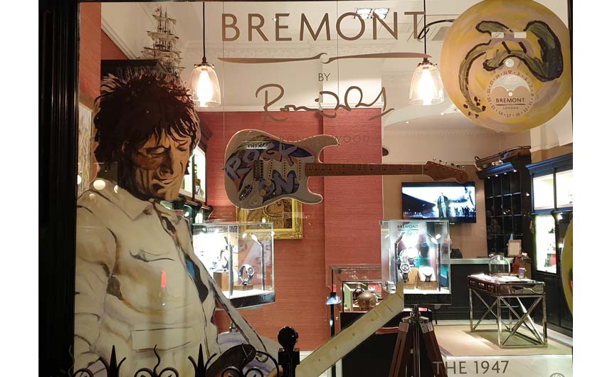 Bremont has created a range of high-end watches using some of Ronnie Wood's art.