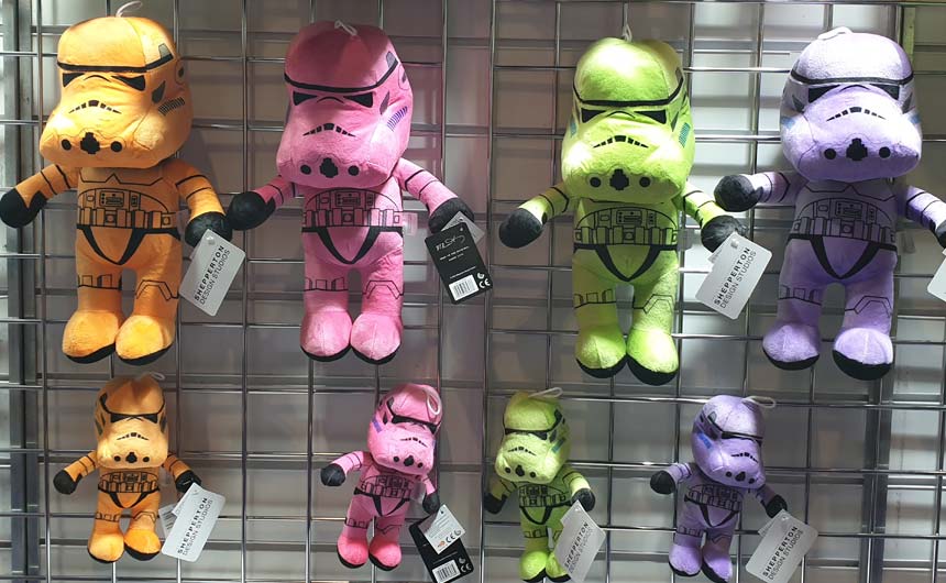 The Original Stormtrooper brand starred as plush on the PMS stand at EAG.