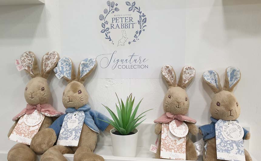 Rainbow Designs introduced a new design option for Peter Rabbit - the Signature Collection.