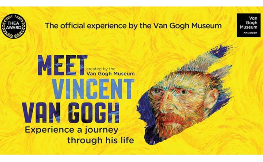 Meet Vincent Van Gogh will arrive on London's Southbank from February 7 to May 21.