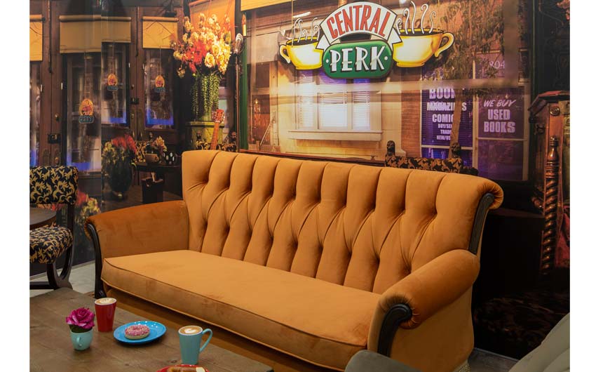 The Friends Central Perk café is in the Manchester store.