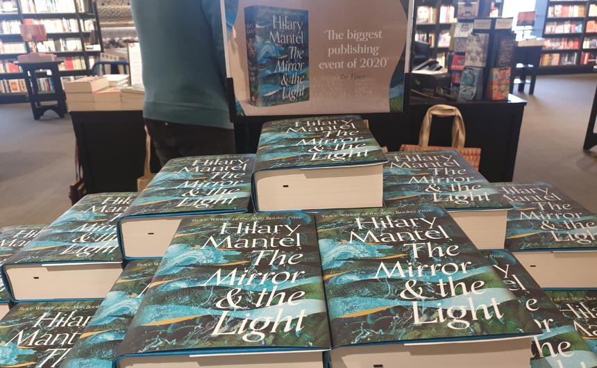 The launch of Hilary Mantel's new book was a major event in Waterstones.