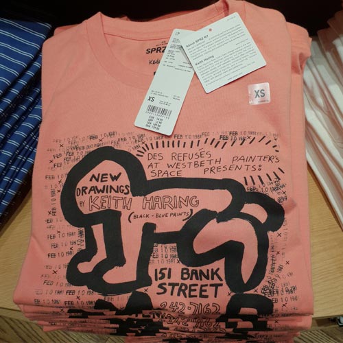 Uniqlo's Keith Haring range was part of a wider collection of street and pop artists.