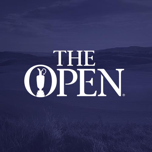 The Open focuses on the number rather than the year in its branding.