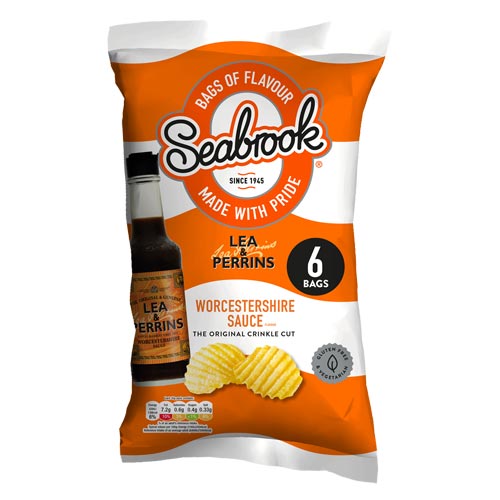 Seabrook Crisps has launched Worcestershire Sauce crisps under licence from Lea & Perrins.