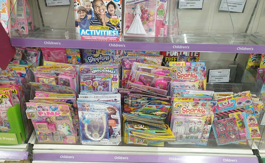 The children's comics and magazines category is very busy and has come to rely on licensing.