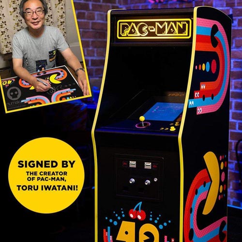 Lost Universe is selling a limited edition Pac-Man arcade game, hand signed by the brand's creator.