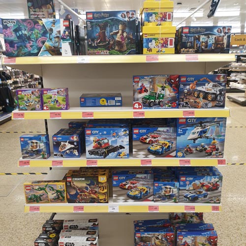 Sainsbury's has filled shelves near the front of the store with its new summer promotion.