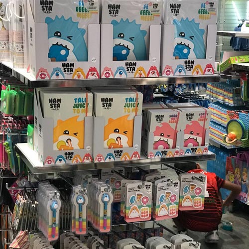 Blue Sky Designs placed the Hamsta brand into Primark, helping to raise awareness.