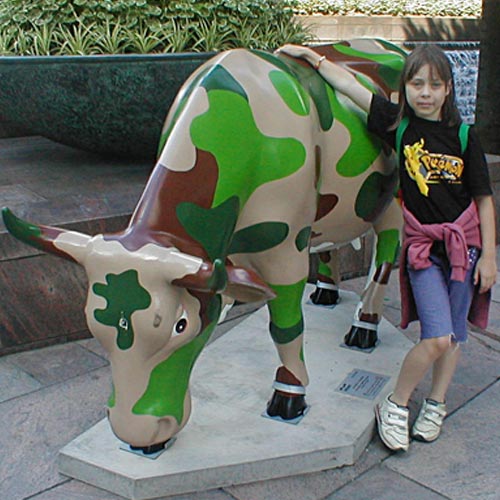 The CowParade was the first art display to take to the city streets in 2002.