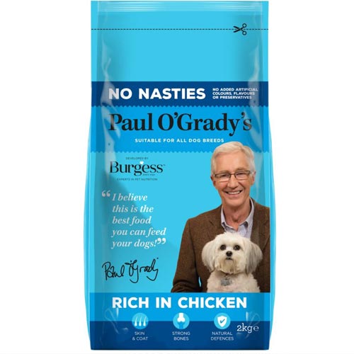 Paul O'Grady's new pet food line has launched into B&M.