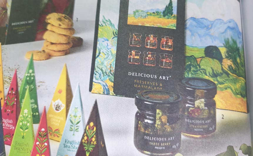 The National Gallery Delicious Art food gifting range is a long-term partnership with Boots.