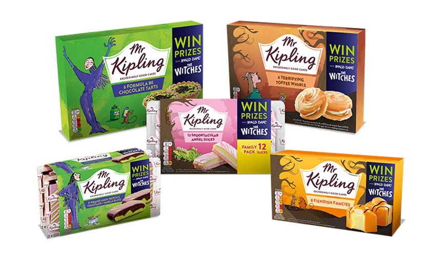 Mr Kipling and Roald Dahl have created some specific Halloween products and promotions.