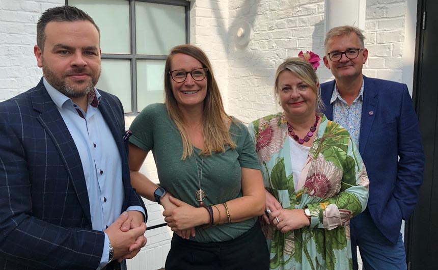 POC directors (L-R): Rob Willis, Helena Mansell-Stopher, Jakki Brown and Ian Hyder.