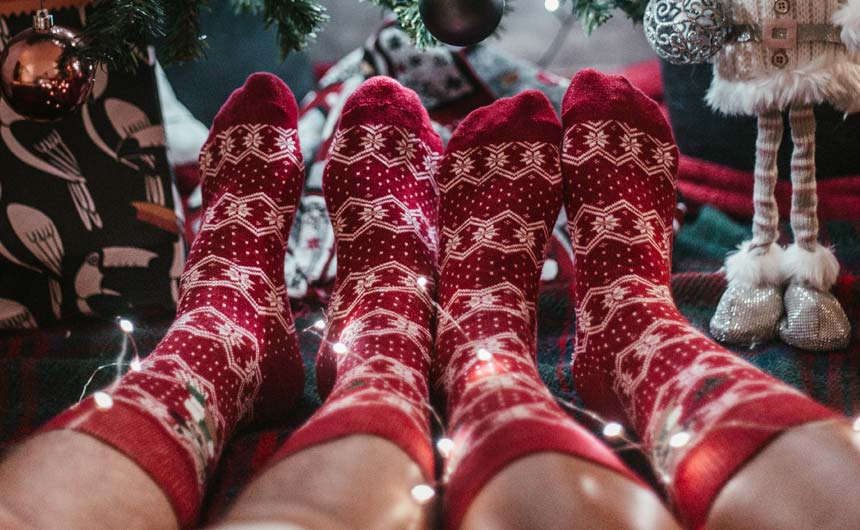 This year, when the population's need to wear shoes everyday has been curtailed, socks have become a statement says Richard.