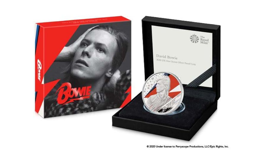 The Westminster Collection is selling a proof coin featuring David Bowie.