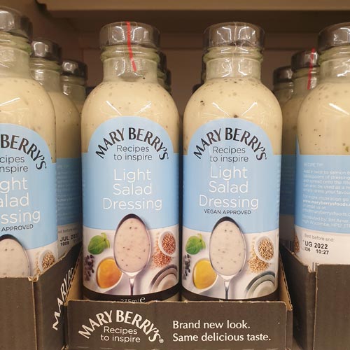 Mary Berry's dressings range is now well established in-store.