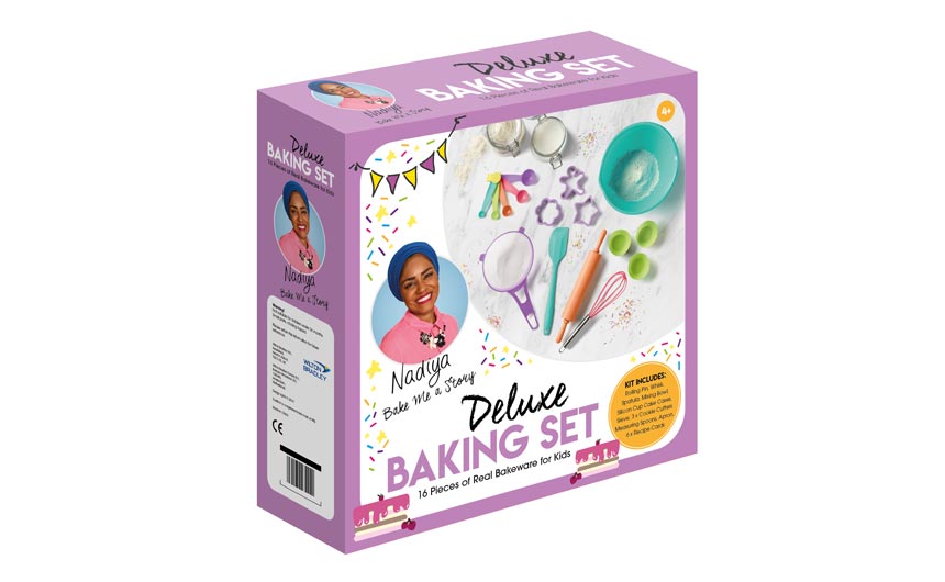 Nadiya Hussain has expanded into children's bakeware with Wilton Bradley.