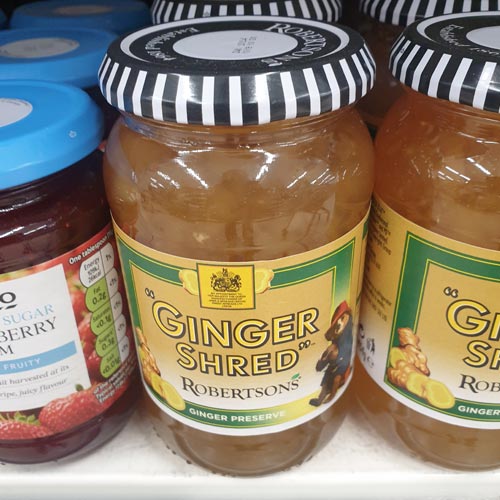 Paddington has been spotted on jars of Robertsons' Ginger Shred marmalade.