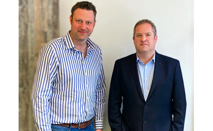 Nick Richardson (left), founder and ceo of The Insights Family, and new chairman, Simon White.