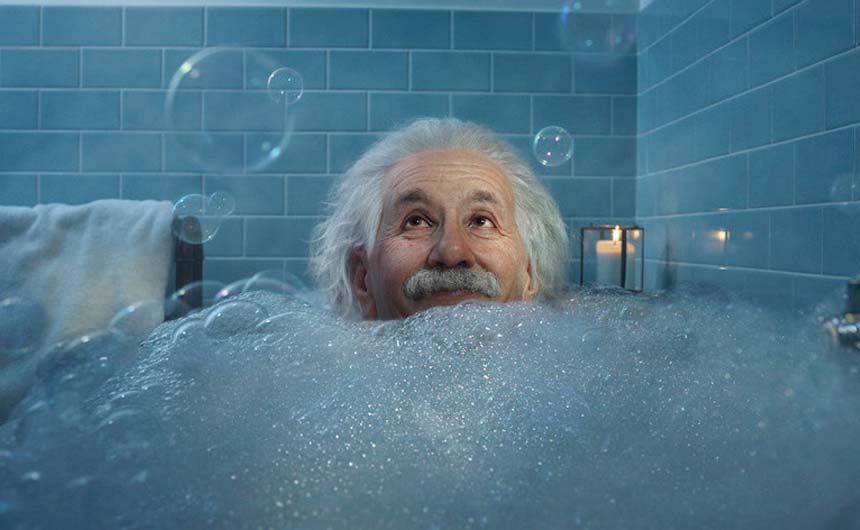 Albert Einstein's appearance in the Smart Meters ad is a reminder for the potential of licensing in advertising campaigns.