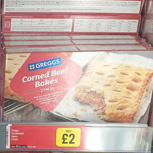 It was a bold move for Iceland to develop a range featuring another retailer, but the Greggs range has proved a hit.